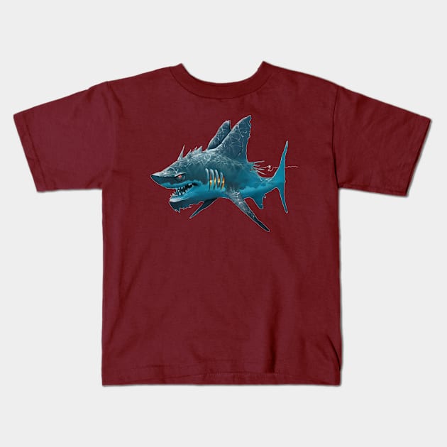 Dangerous Waters 04 Kids T-Shirt by Tony Morgan